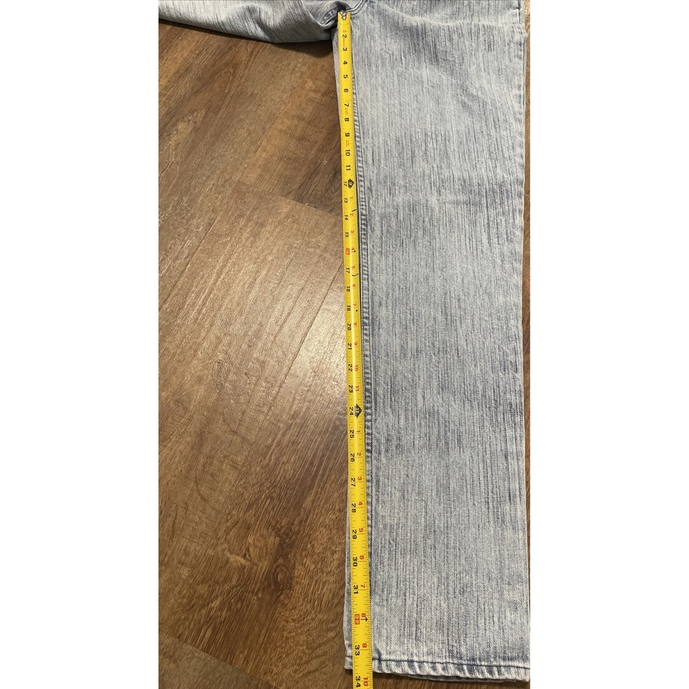 Vintage Cowgirl Panhandle Slim Jeans Womens Size 11/12 Light Denim Made in USA - Picture 5 of 9